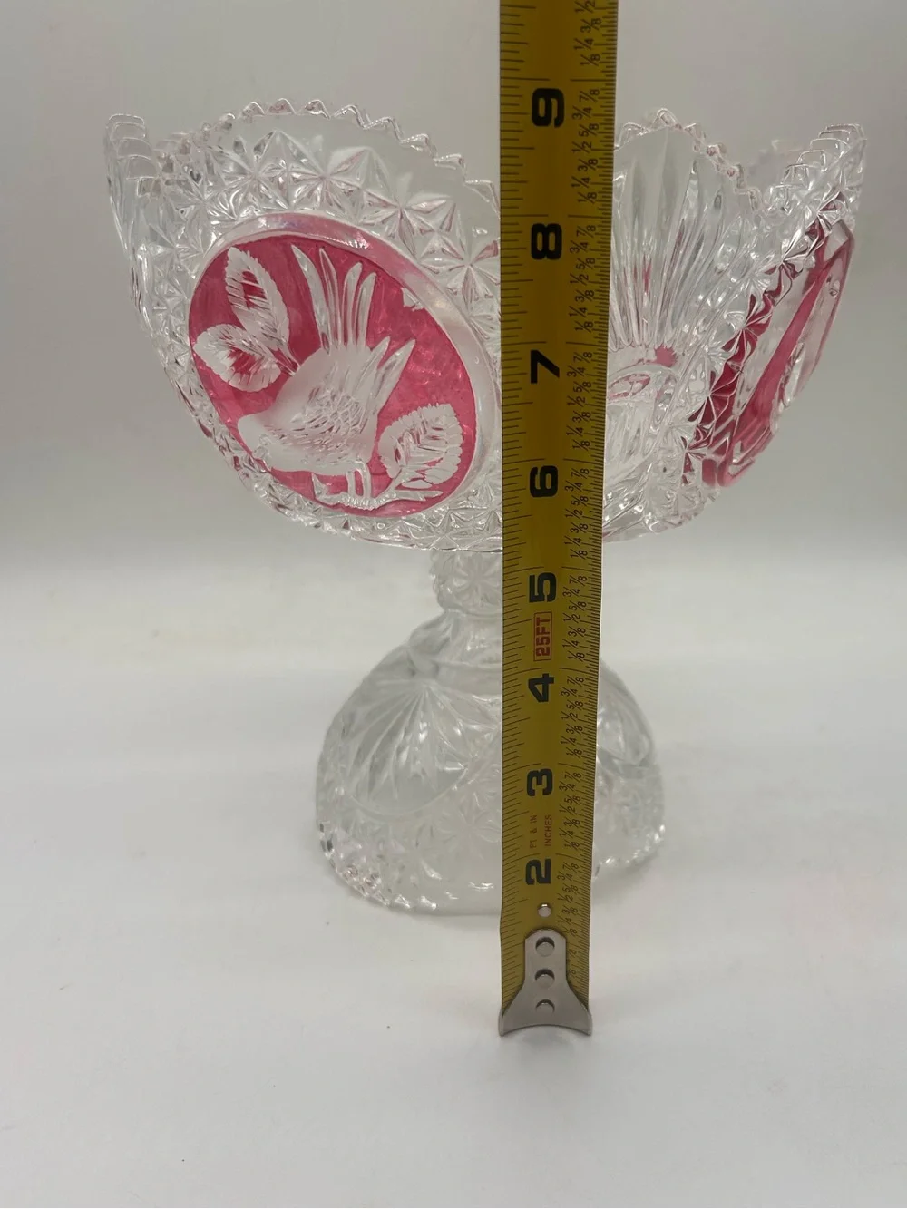 HOFBAUER Byrdes Collection, The Ruby Round Compote